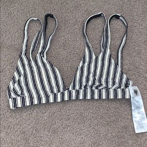 Billabong striped bikini top